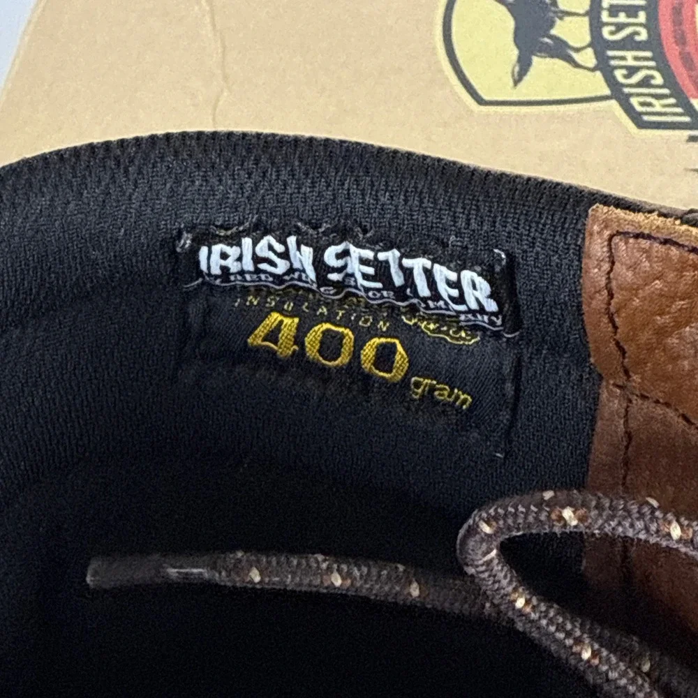 Irish Setter Wingshooter 896 Brown Leather Boots‎ Mens 11 E2 Waterproof 400g